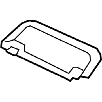 85202-3M400-TX Hyundai Sun Visor Assembly Right Illustration 1 of 1