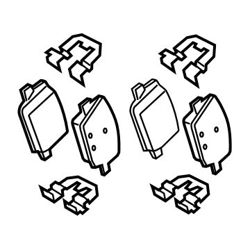 2024 Hyundai Palisade Brake Pad Set - 58302-S9A30