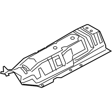Hyundai 28791-C2000 Protector-Heat Front 28791-C2000 Hyundai Protector-Heat Front Illustration 1 of 1