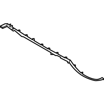 Hyundai 86696-GI100 MOULDING ASSY-RR BUMPER,CTR 86696-GI100 Hyundai MOULDING ASSY-RR BUMPER,CTR Illustration 1 of 1