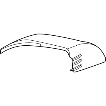 87616-BE000 Hyundai SCALP-O/S RR VIEW MIRROR,LH Illustration 1 of 1
