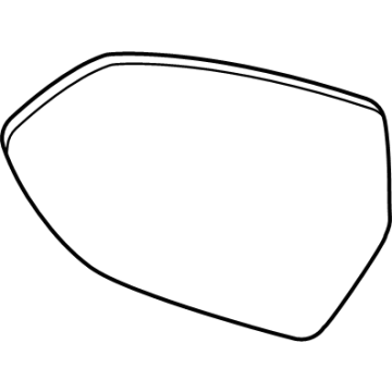 Hyundai 87611-BE600 G/HOLDER ASSY-O/S RR VIEW,LH 87611-BE600 Hyundai G/HOLDER ASSY-O/S RR VIEW,LH Illustration 1 of 1