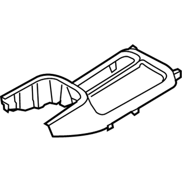 84657-G3100-TRY Hyundai Cover-Rear Console Upper Illustration 1 of 1