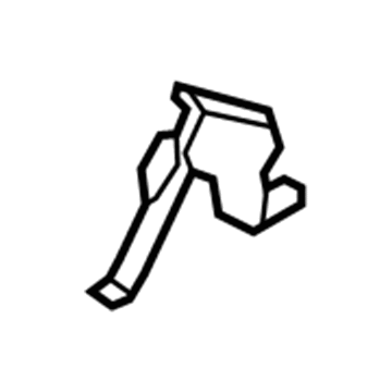 84667-G3000 Hyundai Bracket Assembly-Frame Side,LH Illustration 1 of 1