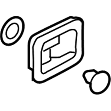 85795-C1000 Hyundai Hook Assembly-Luggage Floor Illustration 1 of 1