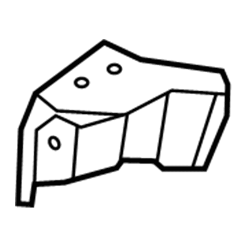 66317-1R300 Hyundai Bracket Assembly-Fender,LH Illustration 1 of 1