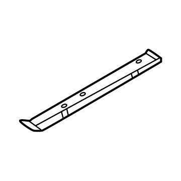 65533-BE000 Hyundai REINF-RR SPARE TIRE WELL CROSS Illustration 1 of 1