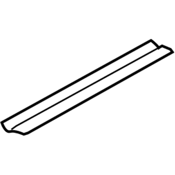 81648-3E001 Hyundai Guide Assembly-Sunroof Rear,RH Illustration 1 of 1
