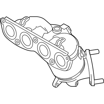2019 Hyundai Veloster Catalytic Converter - 28510-2EJG0