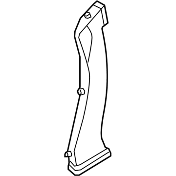 97060-D2000 Hyundai Duct Assembly-Pillar,LH Illustration 1 of 1