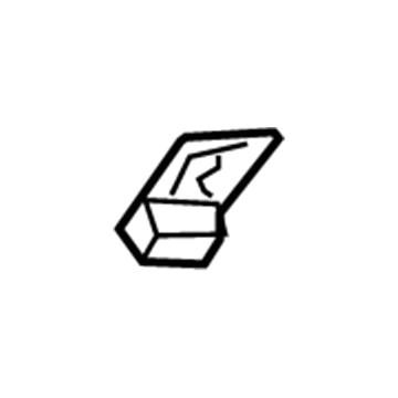 85844-D2000-SH2 Hyundai Height Adjuster Knob Right Hand Illustration 1 of 1