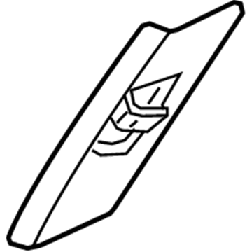 85833-D2000-SH2 Hyundai Cover-Height ADJUSTER LH Illustration 1 of 1