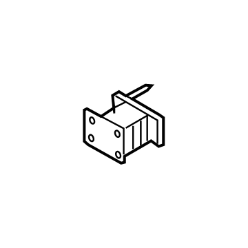 Hyundai 86642-K2100 Stay-RR Bumper RH 86642-K2100 Hyundai Stay-RR Bumper RH Illustration 1 of 1