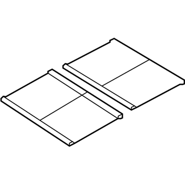 Hyundai 81660-3S000-YDA Panoramic Roof Roller Blind Assembly 81660-3S000-YDA Hyundai Panoramic Roof Roller Blind Assembly Illustration 1 of 1