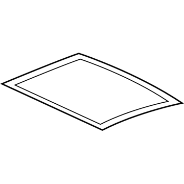 Hyundai 81619-3S000 Weatherstrip-Panoramaroof Rear Glass 81619-3S000 Hyundai Weatherstrip-Panoramaroof Rear Glass Illustration 1 of 1