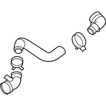 2024 Hyundai Santa Fe Hybrid Radiator Hose - 25414-P7000