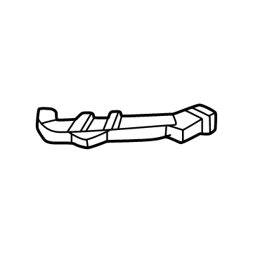 Hyundai 92157-L1600 BRACKET-H/LAMP MTG SUPT,LH 92157-L1600 Hyundai BRACKET-H/LAMP MTG SUPT,LH Illustration 1 of 1