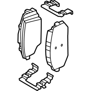 Hyundai Ioniq 5 Brake Pad Set - 58101-GIA00