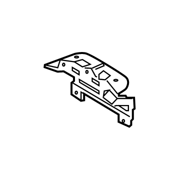 84832-J3000 Hyundai Panel-Cluster Reinforcement Illustration 1 of 1
