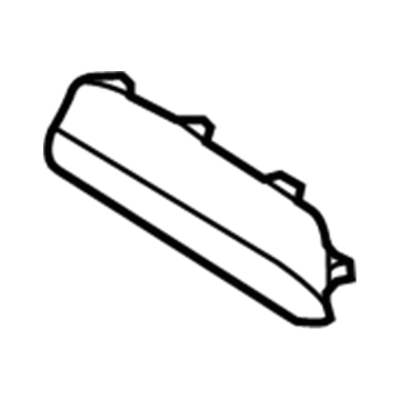 84798-2W000-NBC Hyundai Cover-Lower Crash Pad Center Illustration 1 of 1
