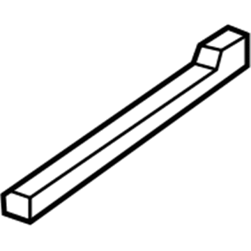 Hyundai 87271-B8000-3F STANCHION-Roof Rack Front,LH 87271-B8000-3F Hyundai STANCHION-Roof Rack Front,LH Illustration 1 of 1