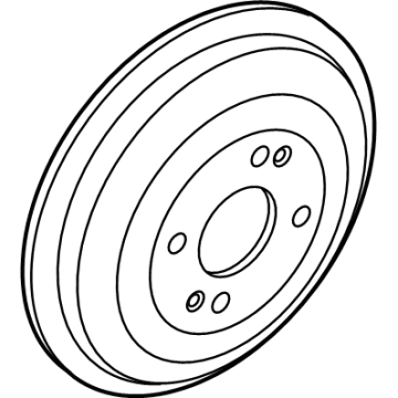 2018 Hyundai Accent Brake Drum - 58411-0U000