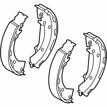 2022 Hyundai Accent Brake Shoe - 58350-H9A00