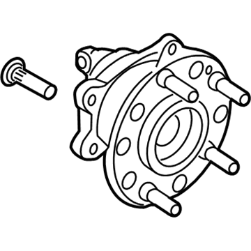 52750-F9100 Hyundai Bearing-Rear Hub Unit Illustration 1 of 1