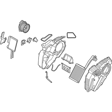 Hyundai 97900-S8100 RR HTR & A/CON UNIT 97900-S8100 Hyundai RR HTR & A/CON UNIT Illustration 1 of 1
