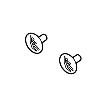 Hyundai 89363-1R000-NNB Child Anchor Button 89363-1R000-NNB Hyundai Child Anchor Button Illustration 1 of 1