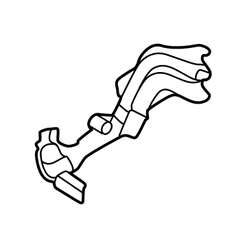 Hyundai 97141-BE000 Heater Core Cover 97141-BE000 Hyundai Heater Core Cover Illustration 1 of 1