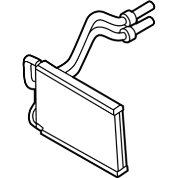 Hyundai 97138-BE000 CORE & SEAL ASSY-HEATER 97138-BE000 Hyundai CORE & SEAL ASSY-HEATER Illustration 1 of 1
