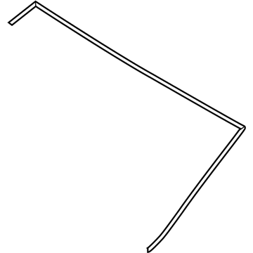 87130-B1000 Hyundai Moulding-Rear Window Glass,Lower Illustration 1 of 1