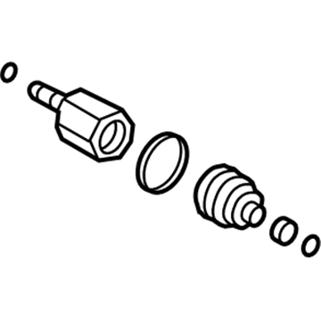 2013 Hyundai Veloster CV Joint - 49592-2V4A5