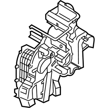 Hyundai 97135-G7000 Heater Case Right Hand 97135-G7000 Hyundai Heater Case Right Hand Illustration 1 of 1