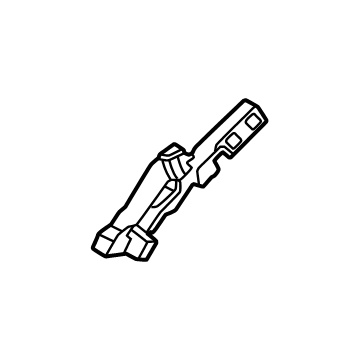 Hyundai 86551-PI000 Bracket Front Bumper Side,Left Hand 86551-PI000 Hyundai Bracket Front Bumper Side,Left Hand Illustration 1 of 1