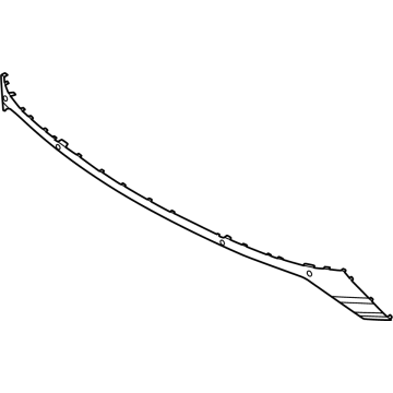 Hyundai 86530-PI000-CA Front Bumper Grille 86530-PI000-CA Hyundai Front Bumper Grille Illustration 1 of 1