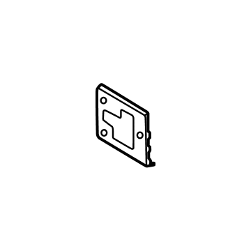 Hyundai 865B7-GICB0 BRACKET-FR LICENSE PLATE,LH 865B7-GICB0 Hyundai BRACKET-FR LICENSE PLATE,LH Illustration 1 of 1