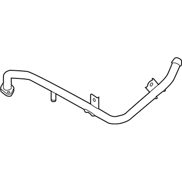 25457-2B701 Hyundai Heater Pipe Illustration 1 of 1