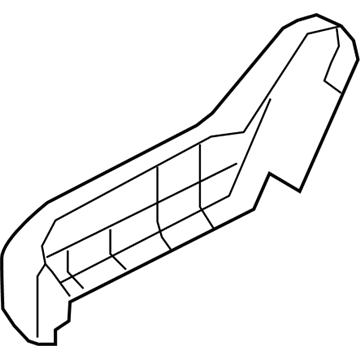 Hyundai 88027-2B000-WK Shld Cover-Front Cushion Outer,RH 88027-2B000-WK Hyundai Shld Cover-Front Cushion Outer,RH Illustration 1 of 1