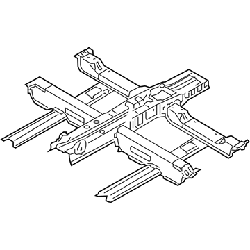 Hyundai 65130-S2000 Reinforcement Assembly-Ctr Floor 65130-S2000 Hyundai Reinforcement Assembly-Ctr Floor Illustration 1 of 1