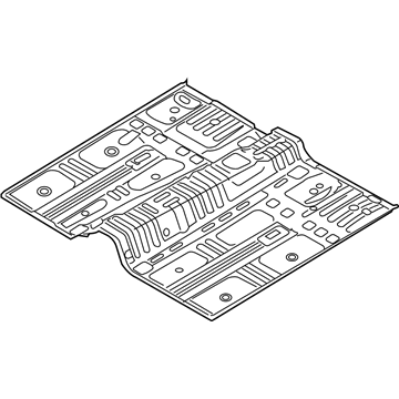 Hyundai 65111-S2000 Panel-Center Floor 65111-S2000 Hyundai Panel-Center Floor Illustration 1 of 1