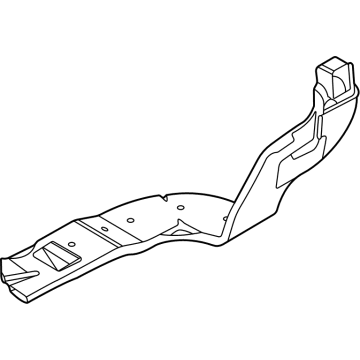 Hyundai 97360-L1000 Rear Heating Duct Left Hand 97360-L1000 Hyundai Rear Heating Duct Left Hand Illustration 1 of 1