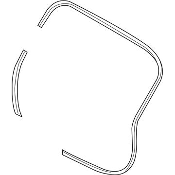 2013 Hyundai Santa Fe Weather Strip - 87321-B8000
