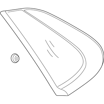Hyundai 87820-G2000 Garnish Assembly-Quarter Fixed,RH 87820-G2000 Hyundai Garnish Assembly-Quarter Fixed,RH Illustration 1 of 1