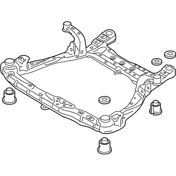 Hyundai 62405-3L800-AS Crossmember Complete 62405-3L800-AS Hyundai Crossmember Complete Illustration 1 of 1