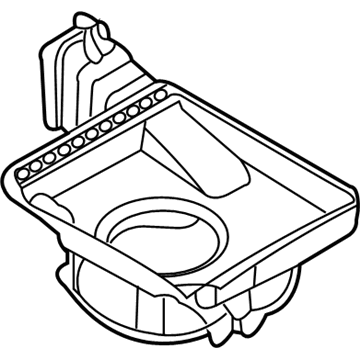 Hyundai 97111-4D000 Blower Case Upper 97111-4D000 Hyundai Blower Case Upper Illustration 1 of 1