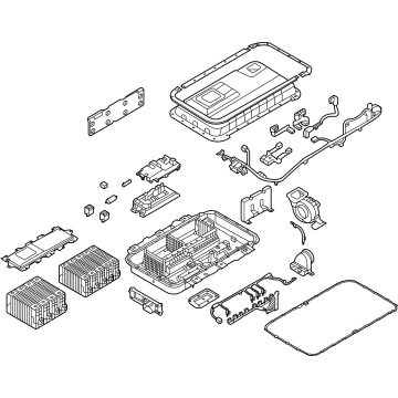 37501-CL500 Hyundai Battery System Assembly Illustration 1 of 1