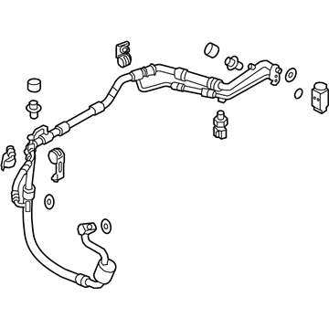 Hyundai Accent A/C Hose - 97775-H9170