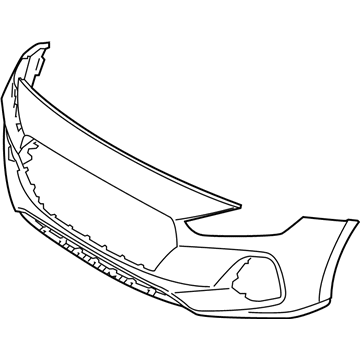 86511-G3000 Hyundai Front Bumper Cover Illustration 1 of 1